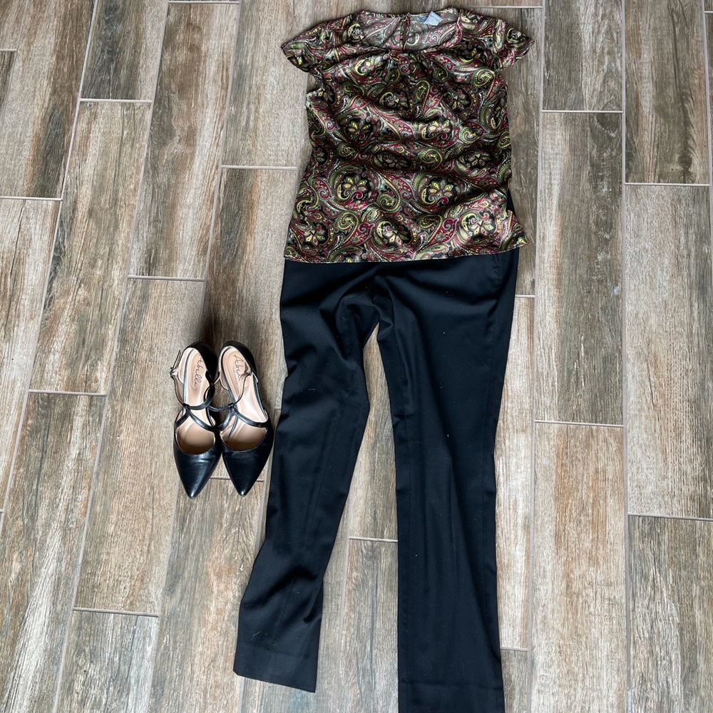 SOLD 3 for $30 Ann Taylor Paisley Blouse